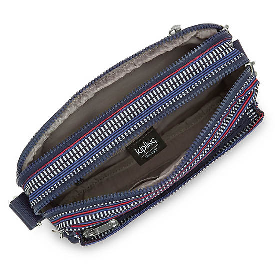 Kipling Abanu Medium Printed Crossbody Taske Blå | DK 1022HA